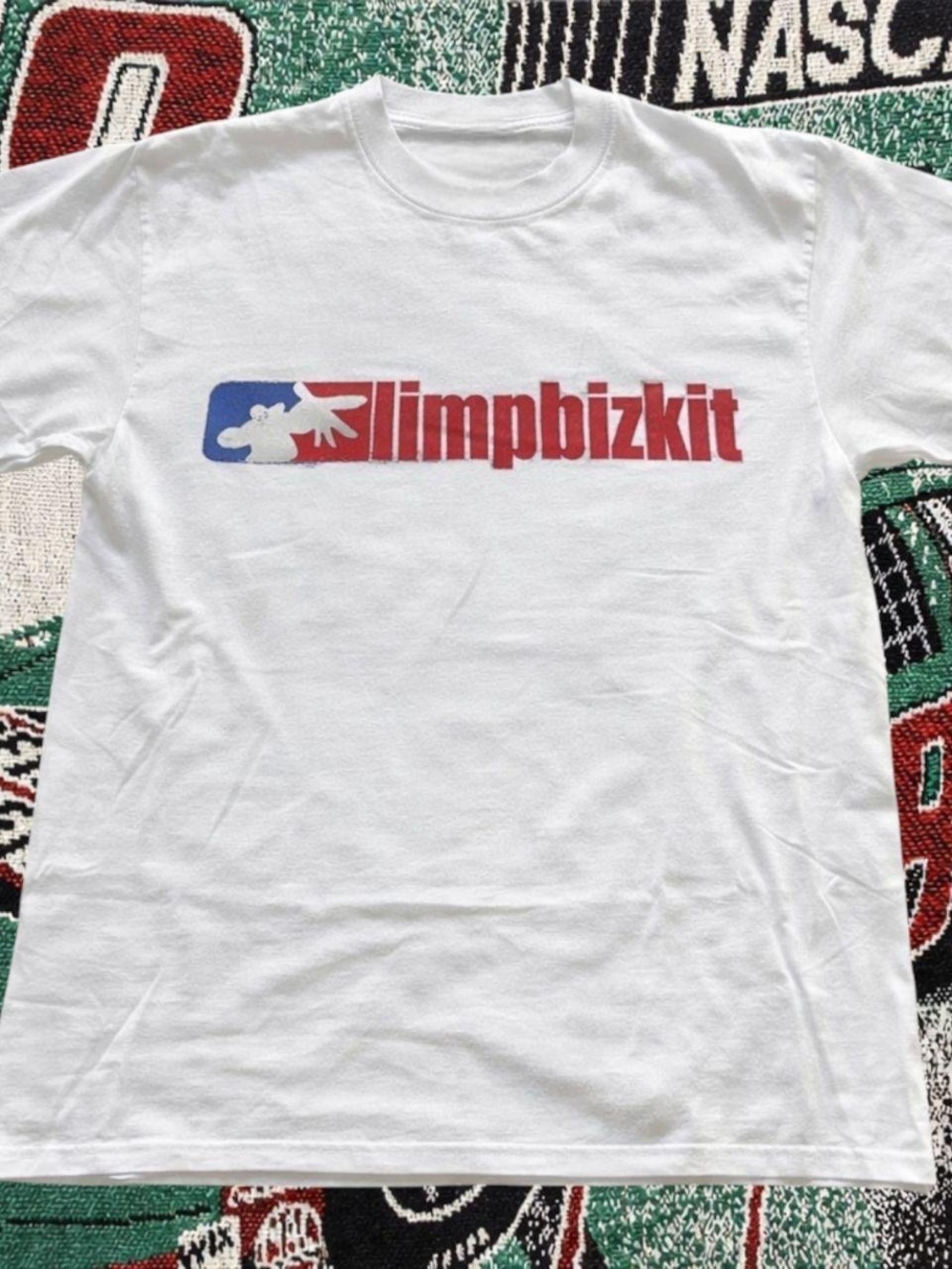 Gildan White Limp Bizkit Logo Short Sleeve Tee